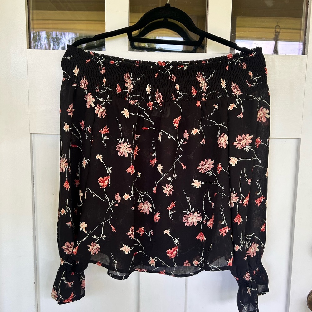 Floral Off The Shoulder Blouse